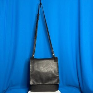 Y2K VINTAGE COACH SLIM MESSENGER LEATHER SHOULDER / CROSSBODY BAG ( STYLE 9458 )